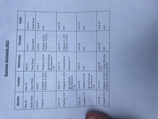  Summer Basketball Schedule 