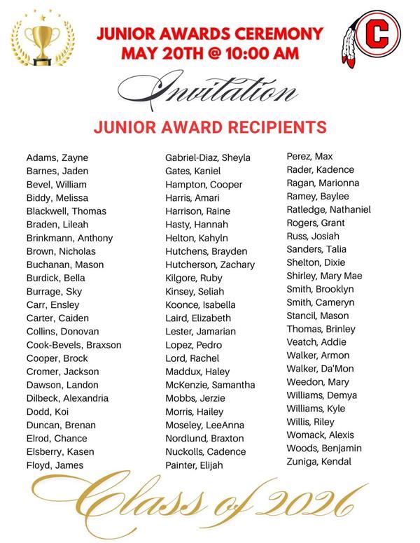  Junior Awards Ceremony