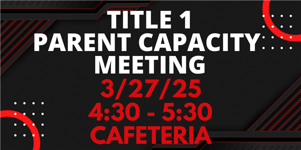  Title 1 Meeting